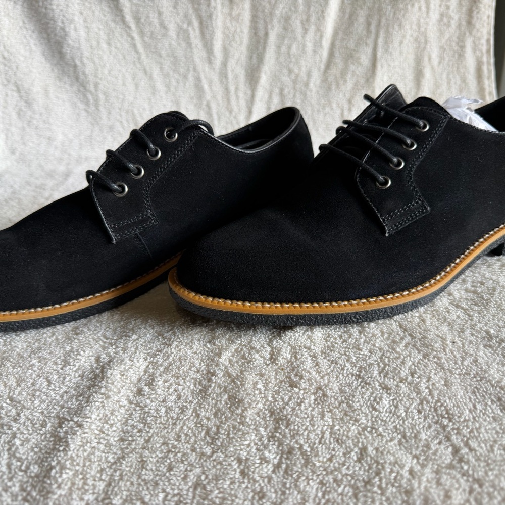 Men's Black Suede Shoes